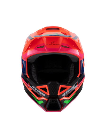 ALPINESTARS VAIKIŠKAS SM3 DEEGAN ORANGE/PINK/PURPLE KROSINIS MOTO ŠALMAS