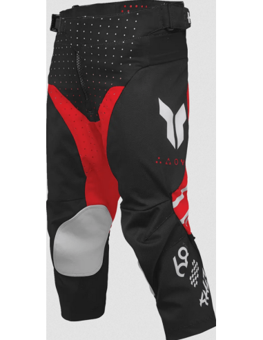 ДЕТСКИЕ БРЮКИ ДЛЯ КРОСС-КАНТРИ МОТОЦИКЛА THOR LAUNCHMODE FUTURA BLACK/RED
