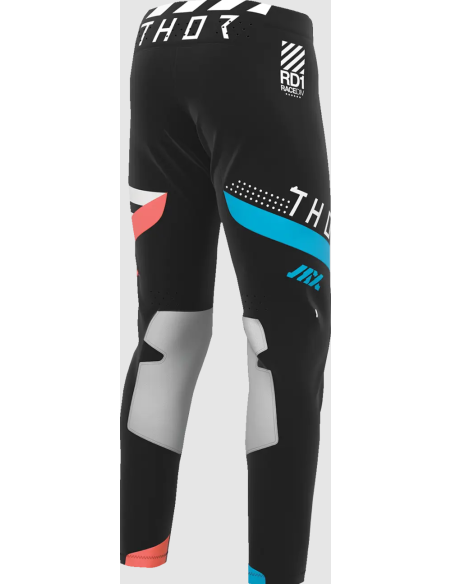 THOR CHILDREN'S SPORTMODE SYNTH BLACK CROSS MOTO TROUSERS