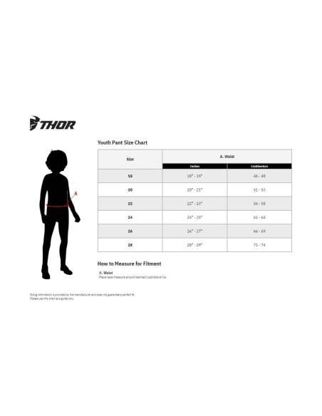 ДЕТСКИЕ МОТОБРЮКИ THOR SPORTMODE SYNTH BLACK CROSS