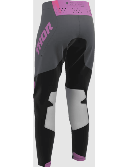 ЖЕНСКИЕ МОТОБРЮКИ THOR SPORTMODE VELOCITY BLACK/PURPLE CROSS