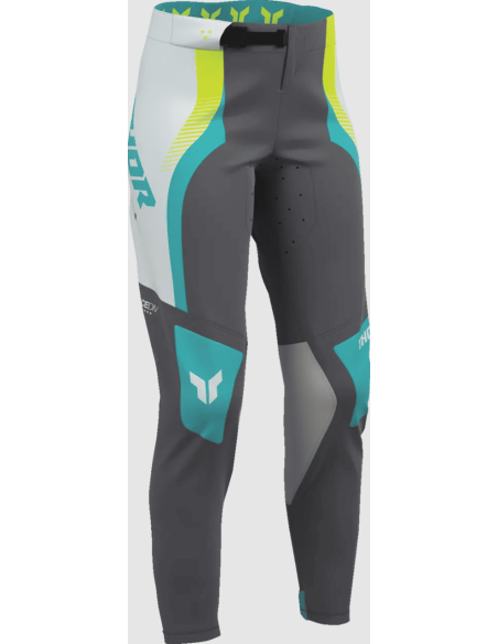 THOR MOTERIŠKOS SPORTMODE VELOCITY GRAY/AQUA KROSINĖS MOTO KELNĖS