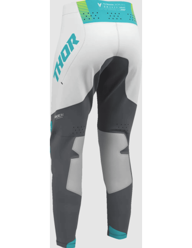 THOR MOTERIŠKOS SPORTMODE VELOCITY GRAY/AQUA KROSINĖS MOTO KELNĖS