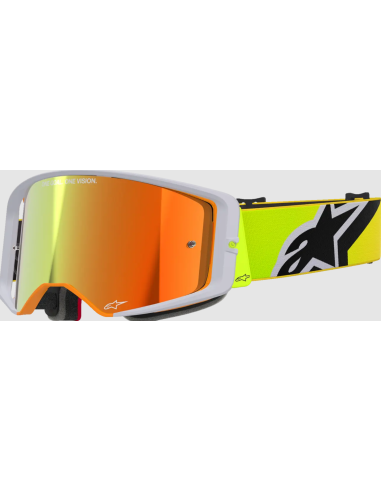 ALPINESTARS ОЧКИ ДЛЯ МОТОКРОССА SUPERTECH CORP СЕРЫЙ/ЖЕЛТЫЙ