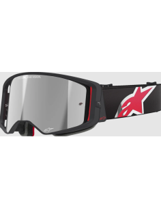 ALPINESTARS ОЧКИ ДЛЯ МОТОКРОССА SUPERTECH CORP ЧЕРНЫЙ/КРАСНЫЙ