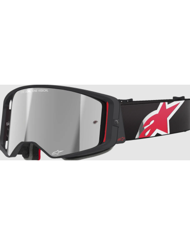 ALPINESTARS SUPERTECH CORP BLACK/RED MOTOCROSS GOGGLES