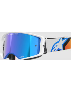 ALPINESTARS SUPERTECH CORP BLUE/ORANGE/WHITE MOTOCROSS GOGGLES