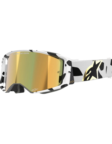 ALPINESTARS SUPERTECH CORP BLACK/WHITE MOTOCROSS GOGGLES