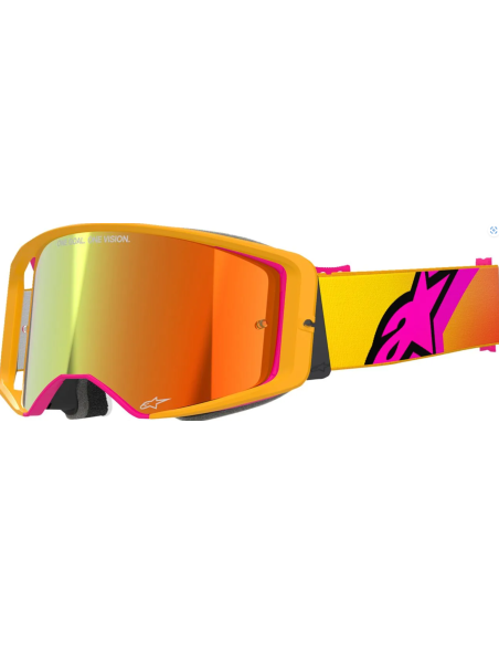 ALPINESTARS ОЧКИ ДЛЯ МОТОКРОССА SUPERTECH CORP РОЗОВЫЕ/ЖЕЛТЫЕ