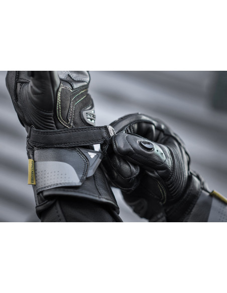 SHIMA ПЕРЧАТКИ STR-2 ЧЕРНЫЕ/БЕЛЫЕ/ЖЕЛТЫЕ FLUO MOTO