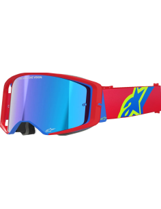 ALPINESTARS SUPERTECH CORP BLUE/RED MOTOCROSS GOGGLES