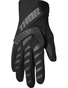 THOR SPECTRUM BLACK CROSS MOTORCYCLE GLOVES
