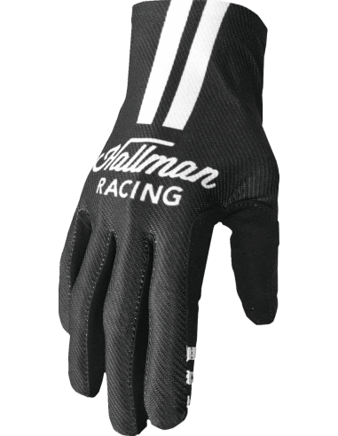 THOR MAINSTAY BLACK/WHITE CROSS-COUNTRY MOTO GLOVES