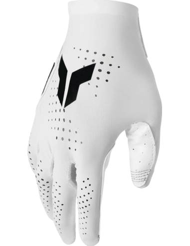 THOR SPORTMODE VENTED WHITE CROSS MOTO GLOVES