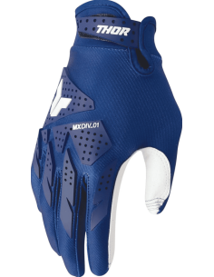 THOR LAUNCHMODE XP BLUE CROSS-COUNTRY MOTO GLOVES