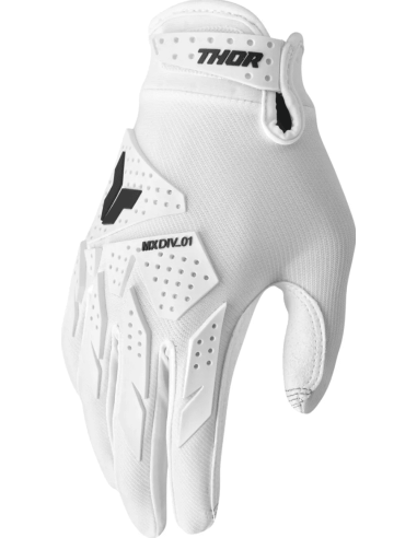 THOR LAUNCHMODE XP WHITE CROSS-COUNTRY MOTO GLOVES