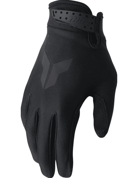 THOR LAUNCHMODE BLACK CROSS-COUNTRY MOTO GLOVES