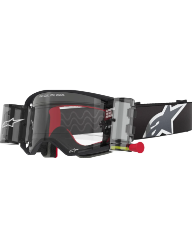 ALPINESTARS SUPERTECH CORP ROLL-OFF BLACK/GRAY MOTOCROSS GOGGLES