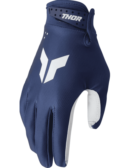 THOR LAUNCHMODE BLUE CROSS-COUNTRY MOTO GLOVES