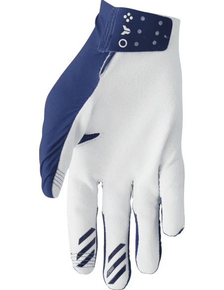 THOR SPORTMODE ICONIC BLUE CROSS-COUNTRY MOTO GLOVES