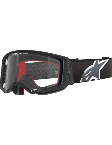 ALPINESTARS SUPERTECH CORP ROLL-OFF BLACK/GRAY MOTOCROSS GOGGLES