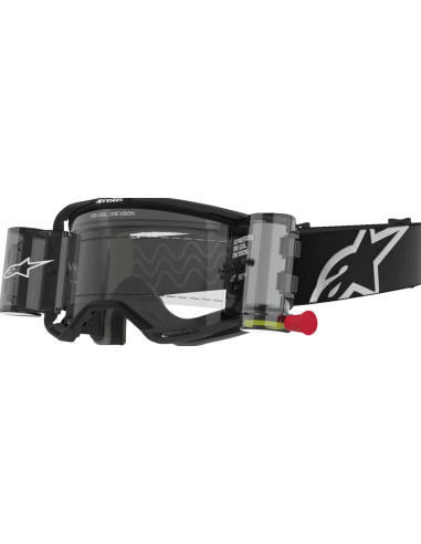 ALPINESTARS VISION 8 CORP ROLL-OFF BLACK MOTOCROSS GOGGLES
