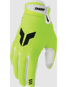 THOR LAUNCHMODE CW YELLOW CROSS MOTORCYCLE GLOVES