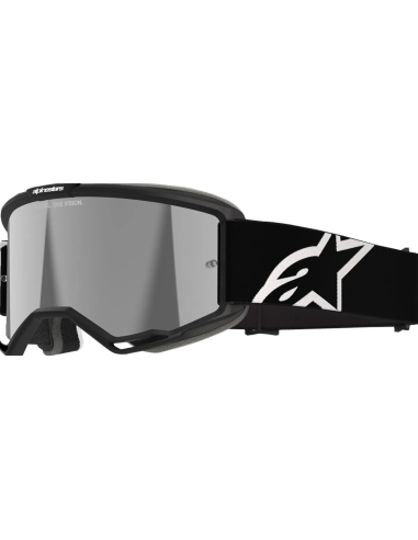 ALPINESTARS VISION 5 CORP BLACK/SILVER MOTOCROSS GOGGLES