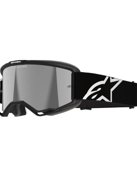 ALPINESTARS VISION 5 CORP BLACK/SILVER MOTOCROSS GOGGLES