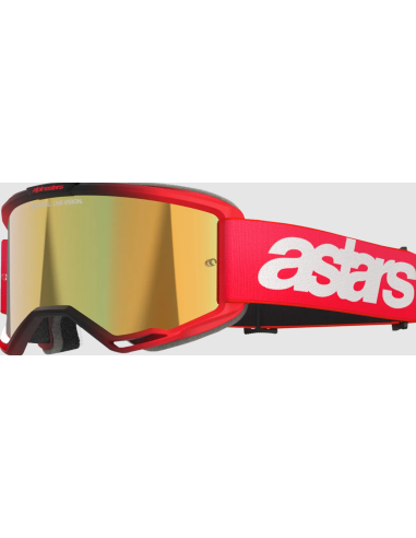 ALPINESTARS VISION 5 BLAZE RED/GOLD MOTOCROSS GOGGLES
