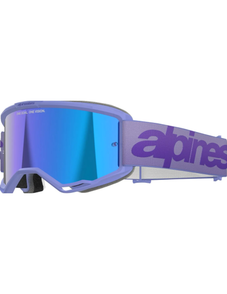 ALPINESTARS VISION 5 WORDMARK PURPLE MOTOCROSS GOGGLES