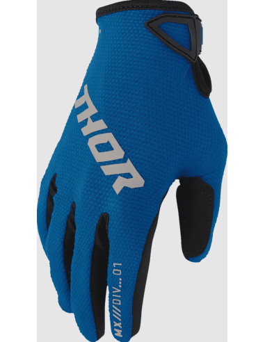 THOR RIDEMODE BLUE CROSS-COUNTRY MOTO GLOVES