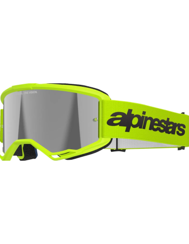 ALPINESTARS ОЧКИ ДЛЯ МОТОКРОССА VISION 3 WORDMARK FLUO YELLOW/SILVER