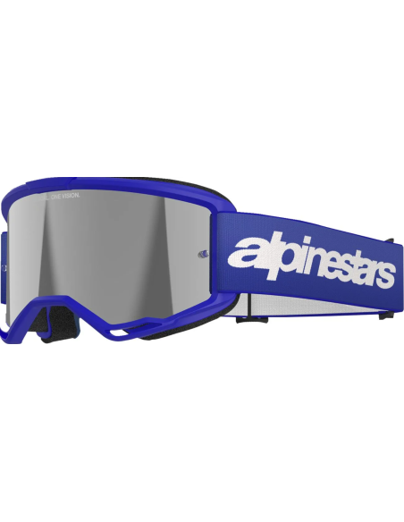 ALPINESTARS ОЧКИ ДЛЯ МОТОКРОССА VISION 3 WORDMARK СИНИЙ/СЕРЕБРИСТЫЙ