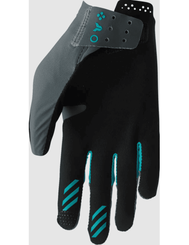 ЖЕНСКИЕ МОТОПЕРЧАТКИ THOR SPORTMODE ICONIC BLUE CROSS