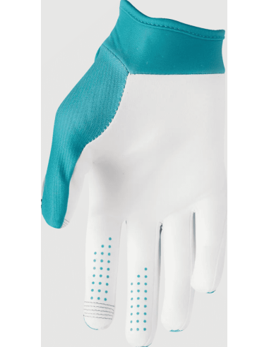 THOR WOMEN'S LAUNCHMODE XP BLUE CROSS MOTO GLOVES