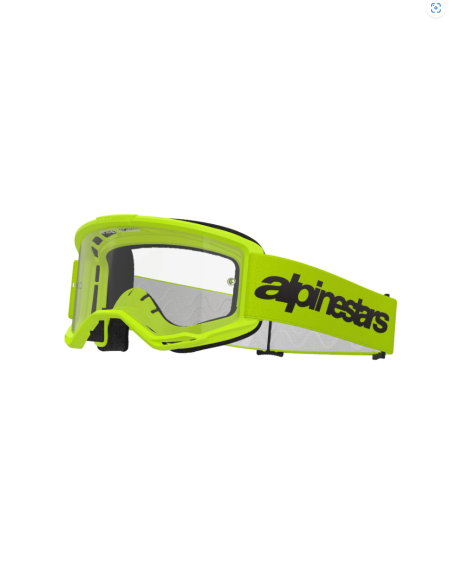ALPINESTARS VISION 3 WORDMARK GREEN MOTOKROSO AKINIAI