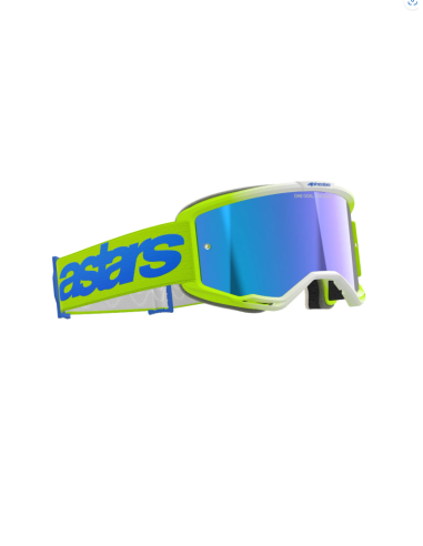 ALPINESTARS VISION 5 BLAZE GREEN/BLUE MOTOCROSS GOGGLES