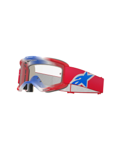 ALPINESTARS VISION 5 CORP BLUE/WHITE/RED MOTOCROSS GOGGLES