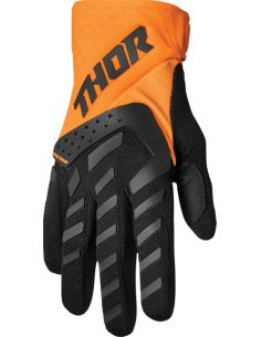 THOR CHILDREN'S SPECTRUM ORANGE CROSS-COUNTRY MOTO GLOVES