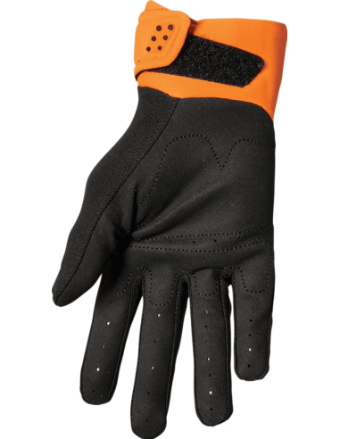 THOR CHILDREN'S SPECTRUM ORANGE CROSS-COUNTRY MOTO GLOVES