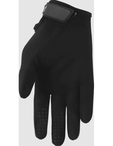 THOR CHILDREN'S RIDEMODE BLACK CROSS MOTORCYCLE GLOVES