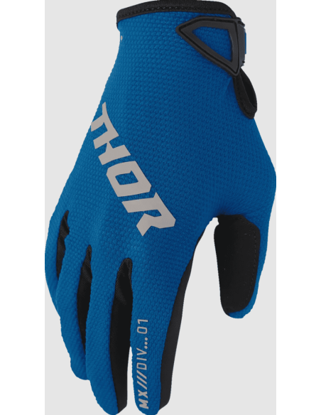 THOR CHILDREN'S RIDEMODE BLUE CROSS-COUNTRY MOTO GLOVES