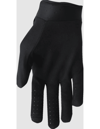 THOR CHILDREN'S LAUNCHMODE SPLIT BLACK CROSS MOTORCYCLE GLOVES