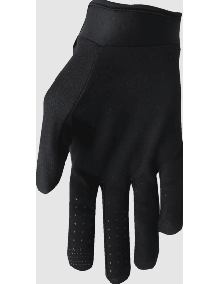 THOR CHILDREN'S LAUNCHMODE SPLIT BLACK CROSS MOTORCYCLE GLOVES