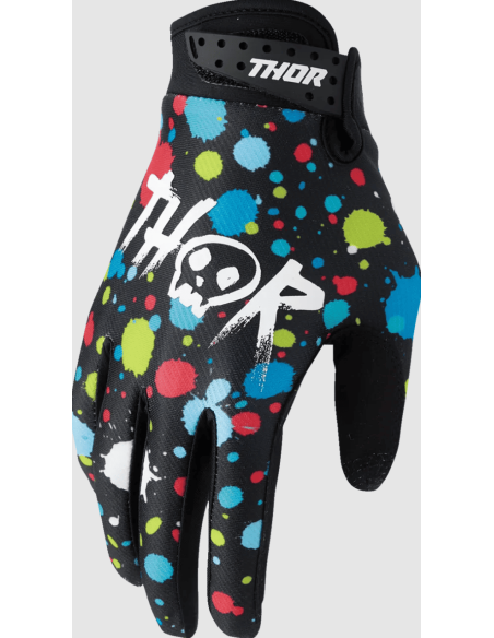 THOR CHILDREN'S LAUNCHMODE SPLAT CROSS-COUNTRY MOTO GLOVES
