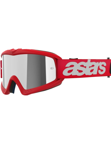 ALPINESTARS ДЕТСКИЕ ОЧКИ ДЛЯ МОТОКРОССА VISION BLAZE RED/SILVER
