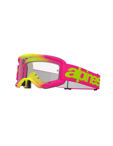 ALPINESTARS ОЧКИ ДЛЯ МОТОКРОССА VISION 5 WORDMARK PINK/YELLOW