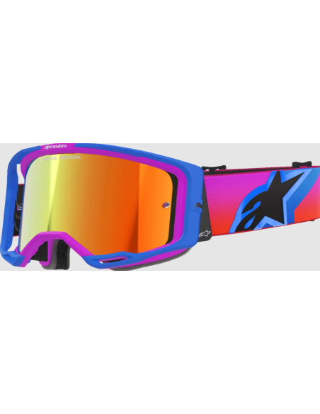 ALPINESTARS VISION 8 CORP BLUE/ORANGE/PURPLE MOTOCROSS GOGGLES