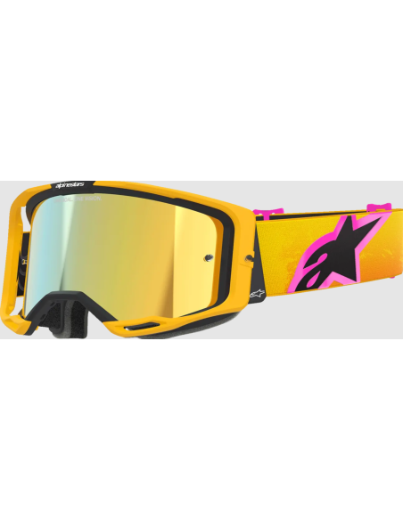 ALPINESTARS VISION 8 CORP ORANGE/PINK/YELLOW MOTOCROSS GOGGLES